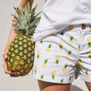 Old Navy Pineapple Pattern City Fit Shorts